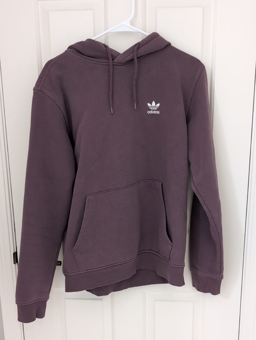 Adidas Purple Hoodie - Mens Medium